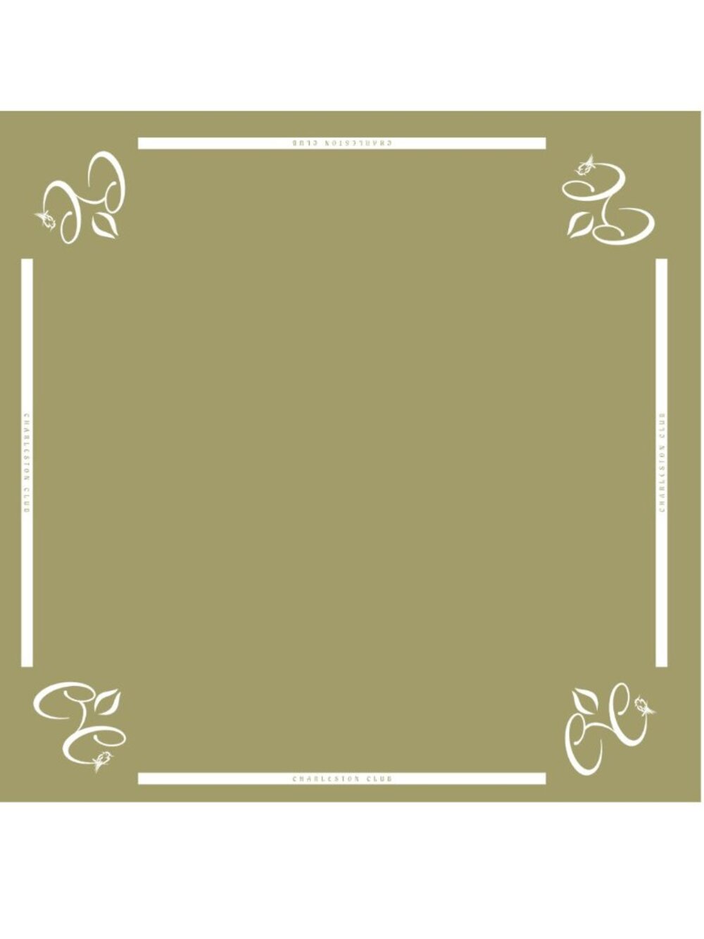 Mah Jongg Mat Table Cover - Beige
